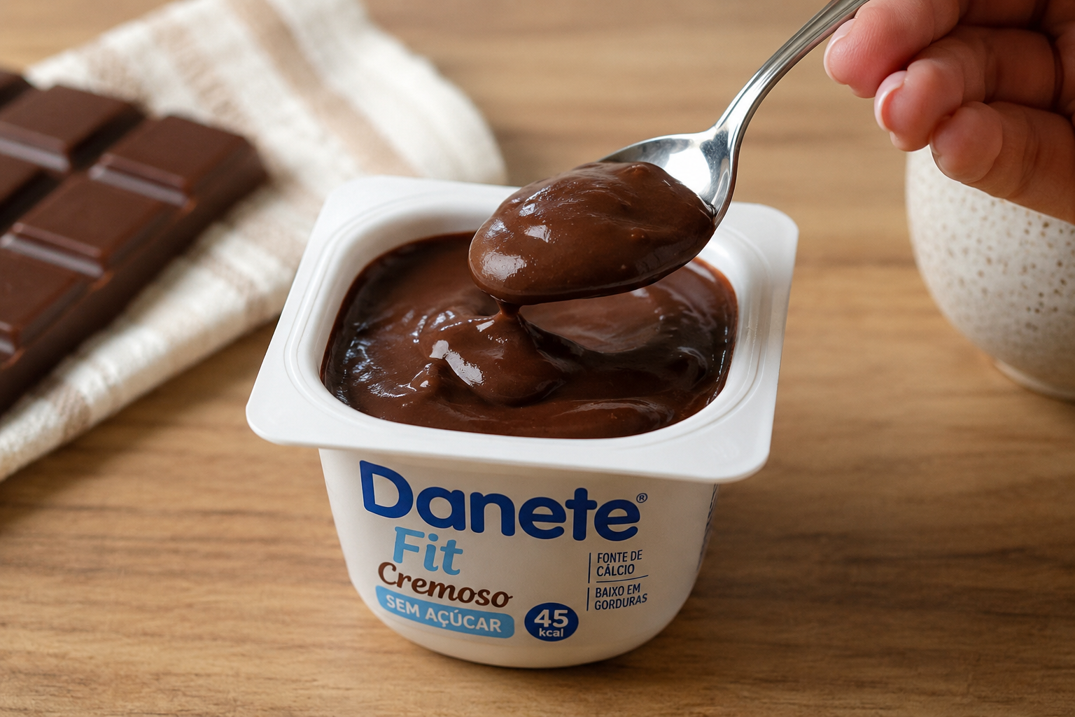 Danete Fit Cremoso Sem Açúcar: Mate A Saudade Da Infância Com Uma Versão Proteica Que Vai Te CHOCAR!