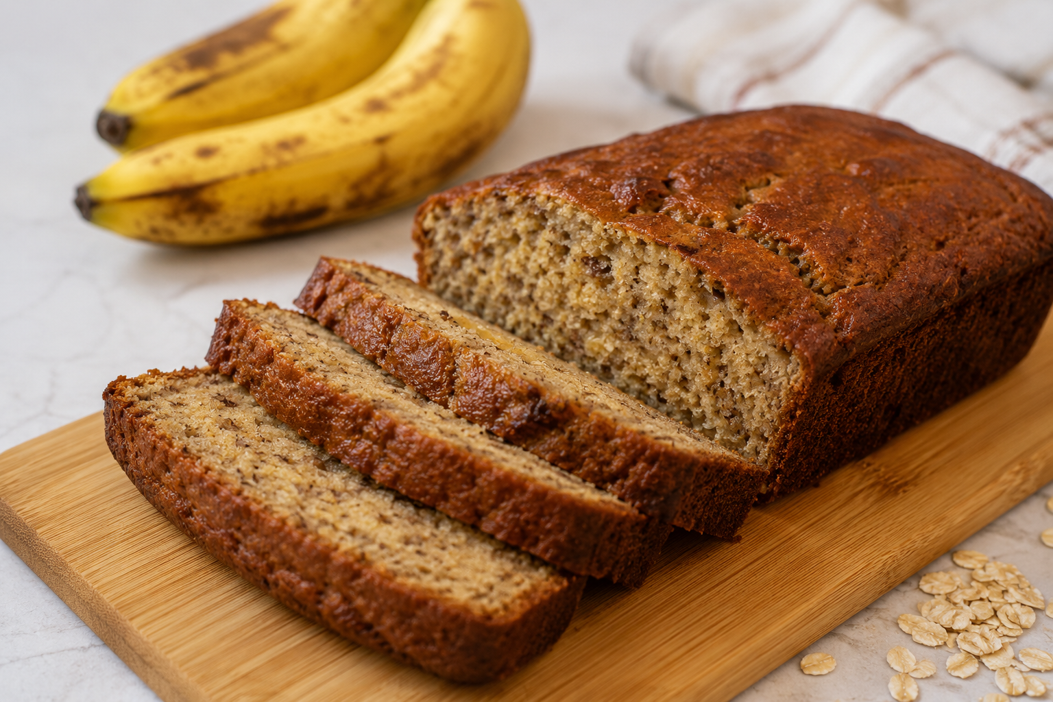 SUPER FLUFFY FIT BANANA CAKE WITHOUT WHITE FLOUR: The PERFECT Afternoon Snack That’s Ready in a Flash!