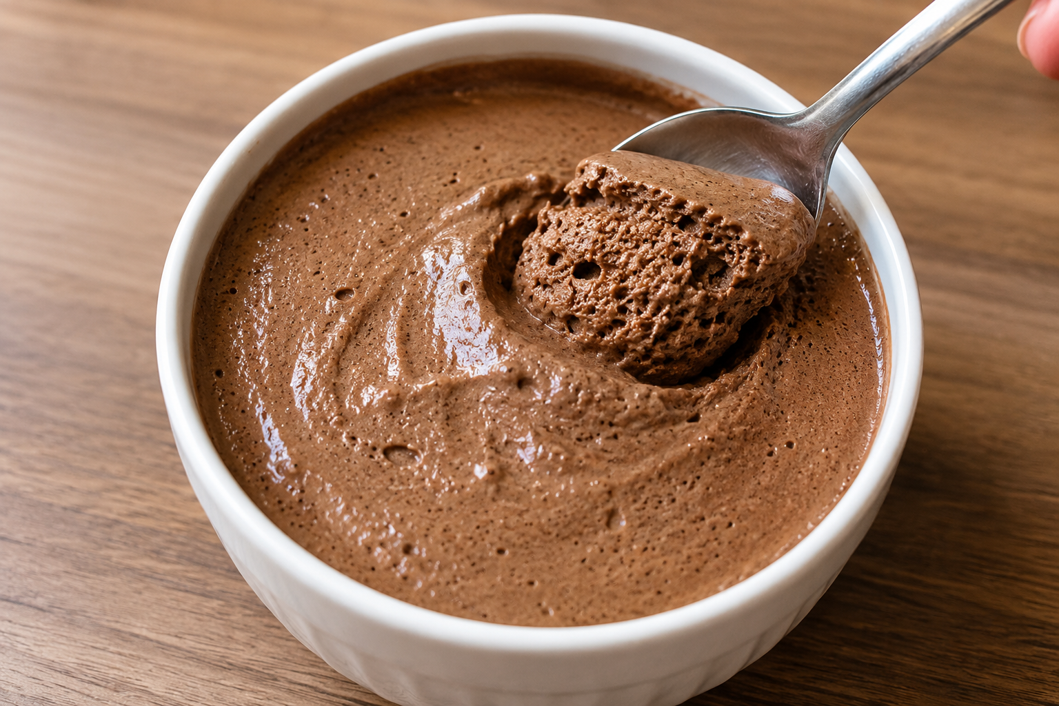 Mousse Fit de Chocolate Aerado Com Apenas 3 Ingredientes: A Sobremesa Elegante Que Vai Salvar A Sua Dieta!