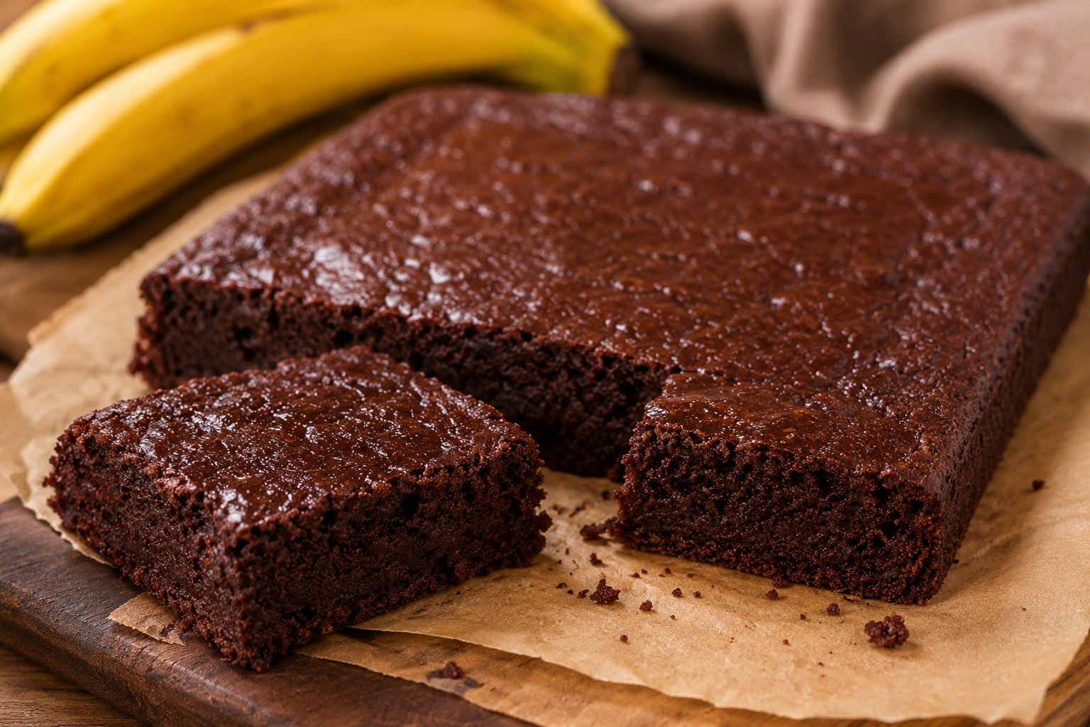 MOIST BANANA FIT BROWNIE: Forget Everything You Know About Healthy Brownies, This One Will Surprise You!