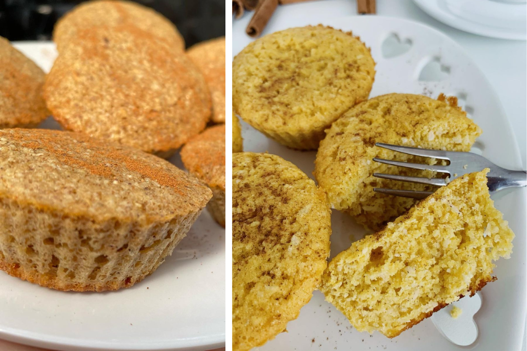 I prepared this delicious little cake with just a few ingredients, and it was ready in under 2 minutes!