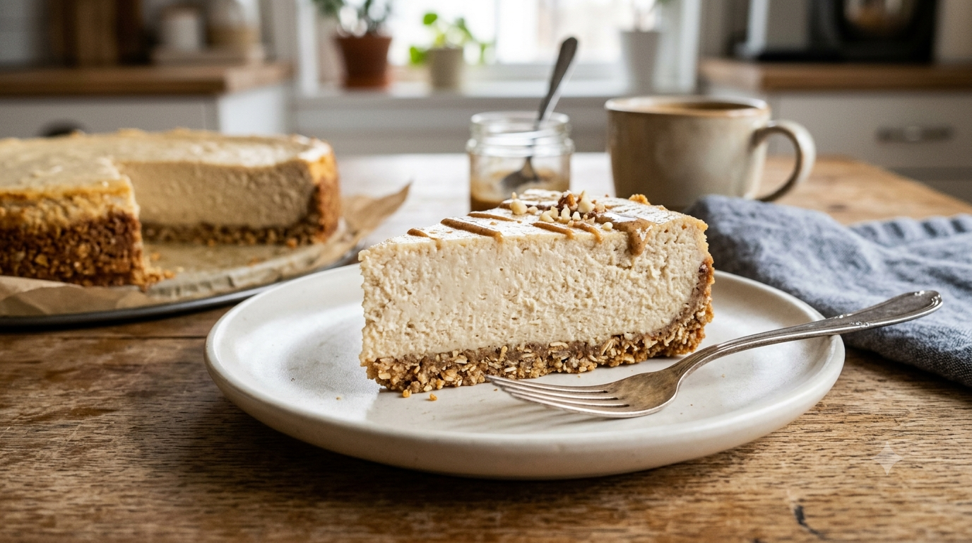 Descubra o segredo do Cheesecake Proteico PERFEITO com apenas 5 ingredientes — O sabor vai te CHOCAR e é muito fácil!